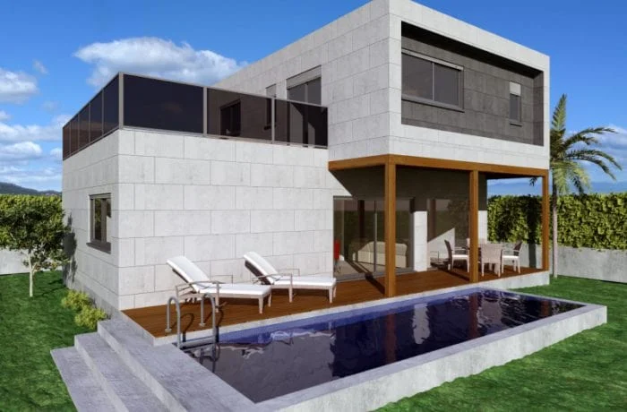 Casa Prefabricada Tipo Cubo de 198m2