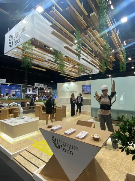 Rotundo éxito de las innovaciones presentadas por Lignum Tech en Rebuild 2021