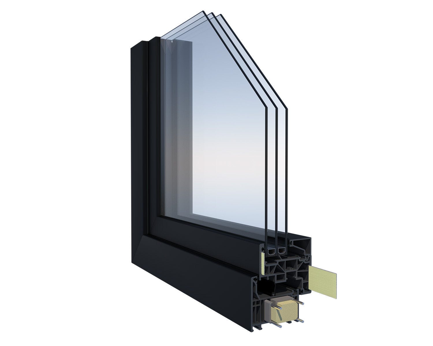 Elegant ThermoFibra Infinity: ventanas de PVC con fibra de vidrio y diseño minimalista