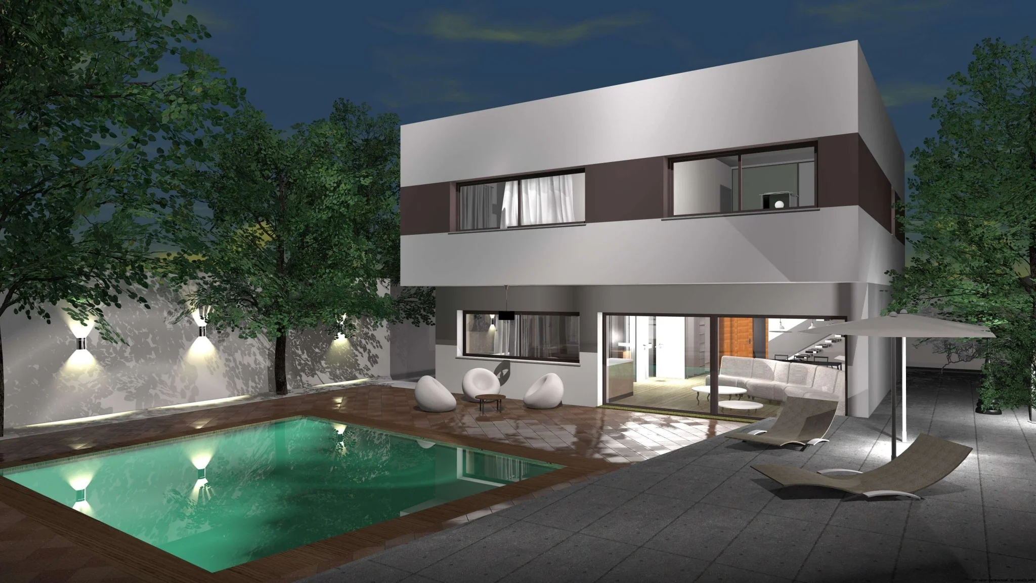Casa Prefabricada Minimalista Piura