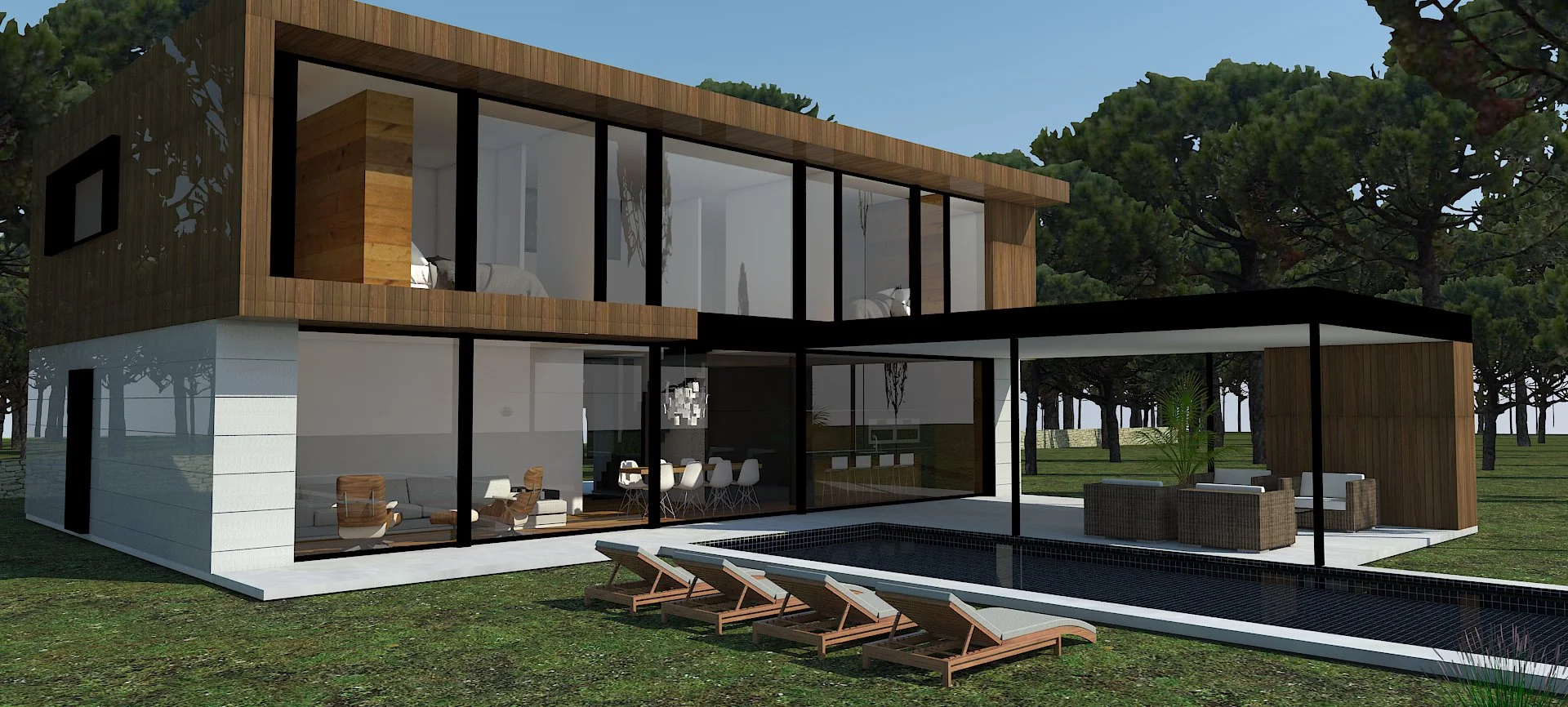 Casa Modular H-Kub.300 2P C