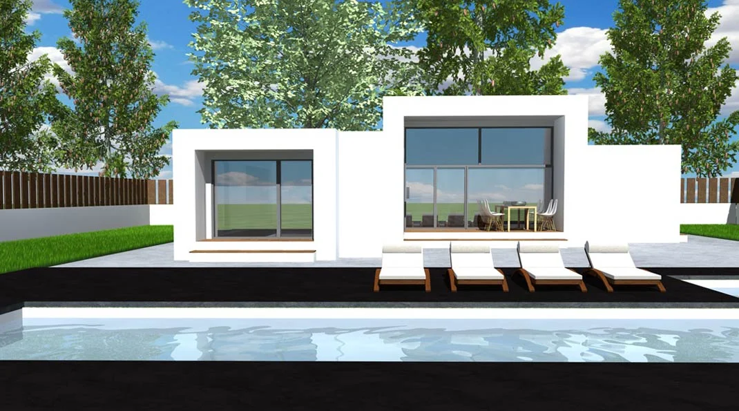Casa Prefabricada de Hormigón Ella – 3 D