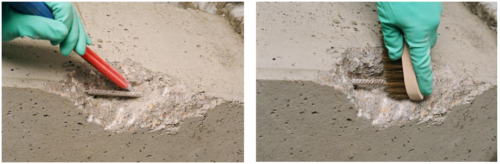 Métodos de aplicación de los morteros de restauración del hormigón 52544