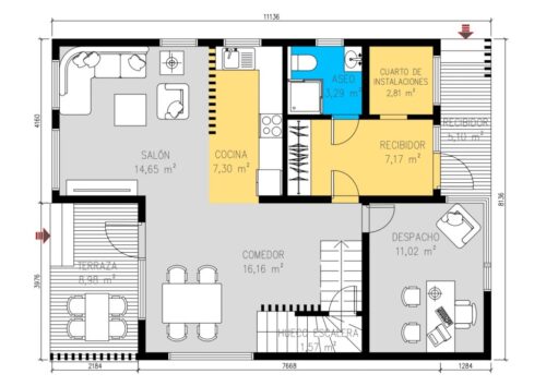 Casa Modular de Madera Barn-141 56422