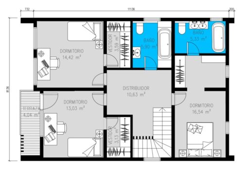 Casa Modular de Madera Barn-141 56420