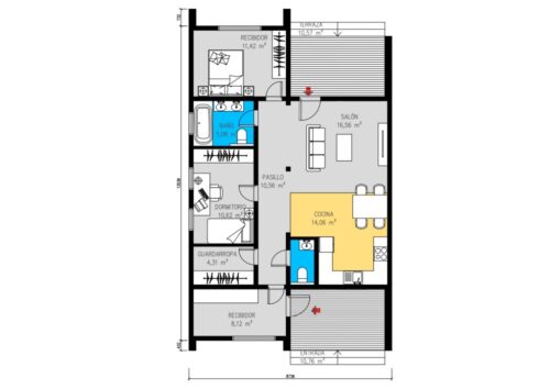 Casa Modular de Madera Scandi-84 56425