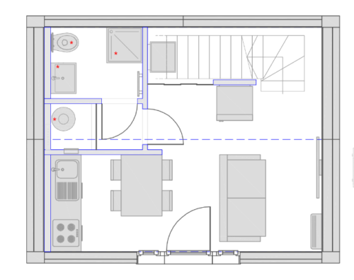 Casa Modular T-Cabin 56875