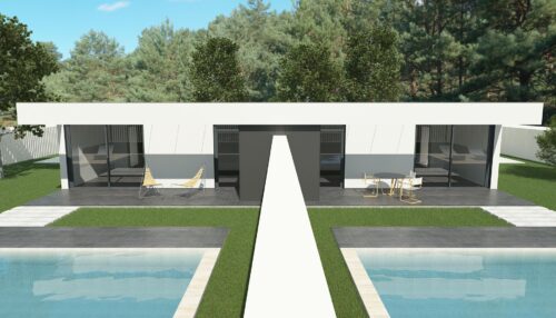 Casa Prefabricada Modelo Alba 56700