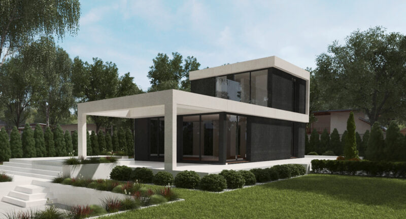 Casa Prefabricada de Hormigón H118 Duplex 56437