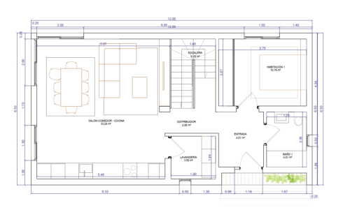 Casa Prefabricada de Hormigón H118 Duplex 56438