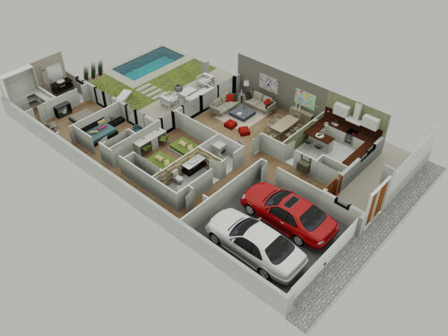 Casa Prefabricada Gran Modular 55573