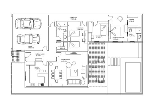 Casa Prefabricada Gran Modular 55574