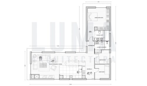 Casa Prefabricada LUMA-127 54939