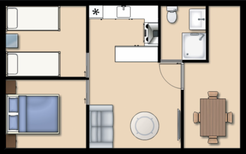 Minicasa Modelo Palmira 56204