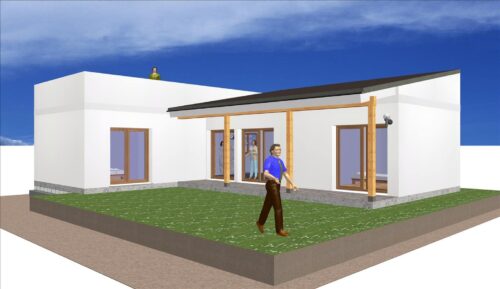 Casa Modular Moderna 111,00M² 54494