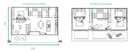 Casa Modular Cubic 150 54647