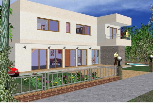 Casa Modular Moderna 173M2 54502