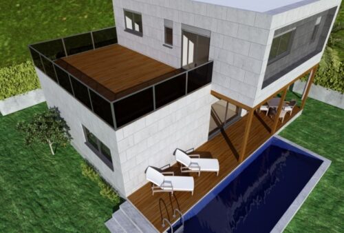 Casa Prefabricada Tipo Cubo de 198m2 54895