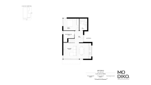 Casa Modular 2P-T3-R12 54592