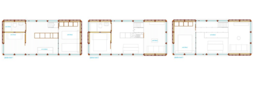 Casa Modular de Madera 3×7+2A 56404