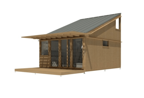 Casa Modular de Madera 5×4+A 56407