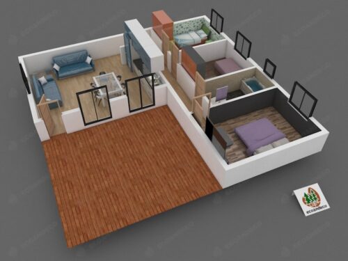 Casa Prefabricada Bilbao 100M2 56338