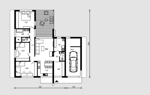 Casa Prefabricada C-199 54750