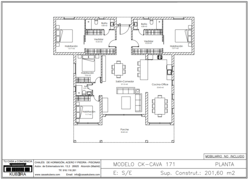 Vivienda Modular Cava 171 56284