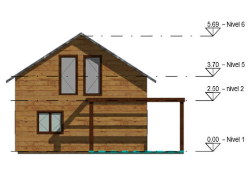 Casa de Madera Paris de 108 m2 54175
