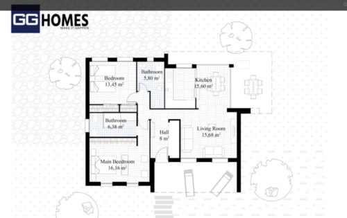 Casa Prefabricada Eco Elegant 56175
