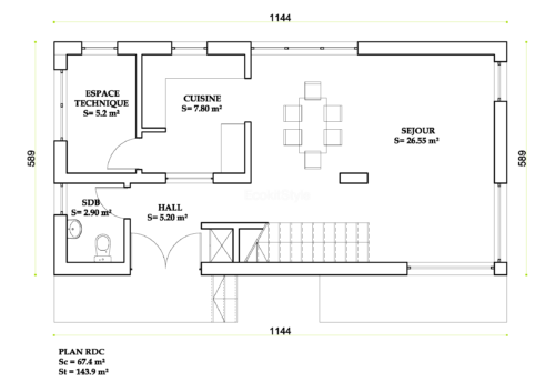 Casa Ecológica In Design 140E 55959
