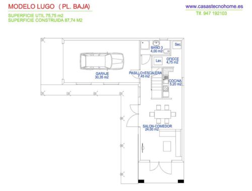 Casa Modular Modelo Lugo 56529