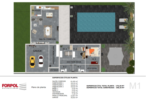 Casa Prefabricada de Hormigón M1 54542