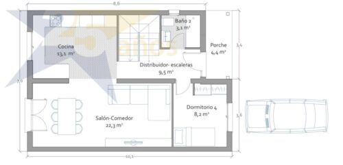 Casa Modular Manzanares 54713