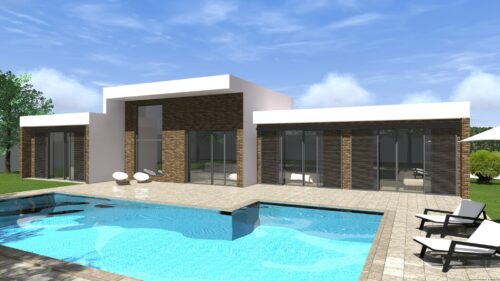 Casa Prefabricada Moderna Miraflores 54019