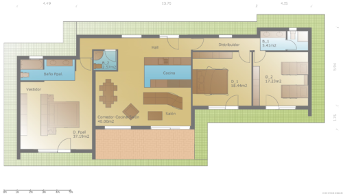 Casa Prefabricada Moderna Miraflores 54018