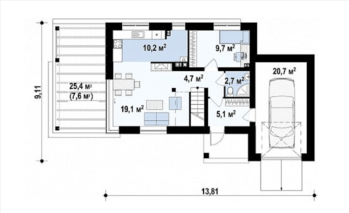 Casa Prefabricada Oporto 54623