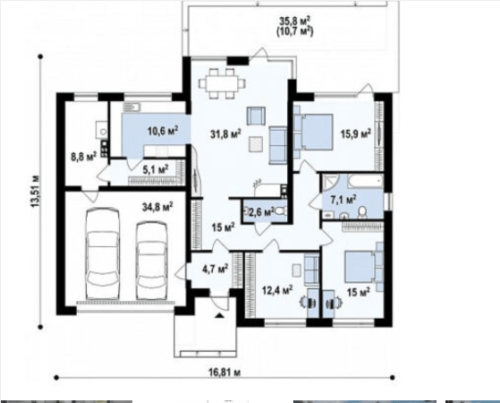 Casa Prefabricada Palermo 54611