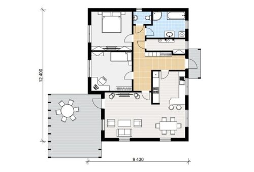 Casa Prefabricada 102M2 54409