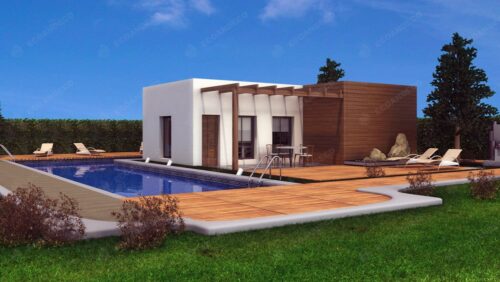 Casa Prefabricada San Sebastián 75M2 56351