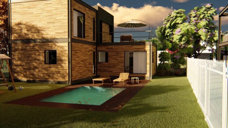 Casa Prefabricada Home T125