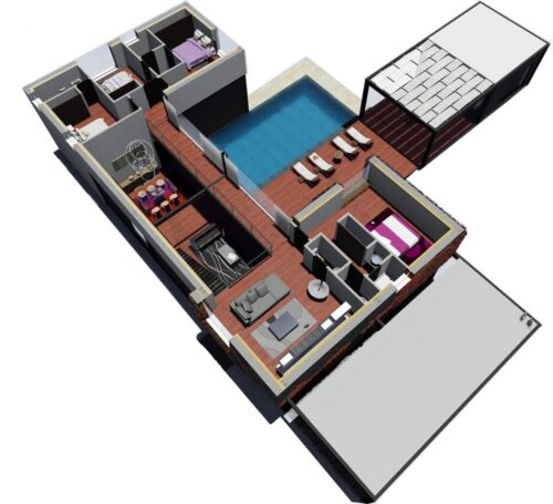 Casa Prefabricada Home T300 54521