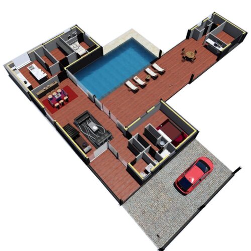 Casa Prefabricada Home T300 54522