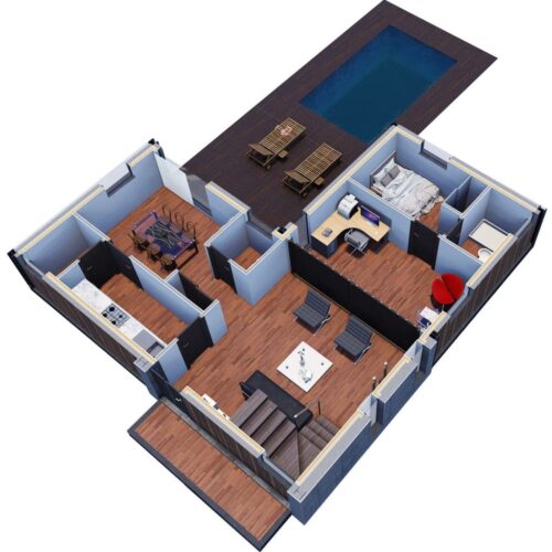 Casa Prefabricada Home T125 54528