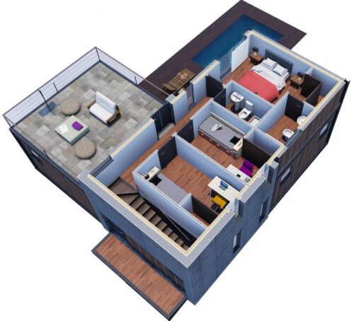 Casa Prefabricada Home T125 54527
