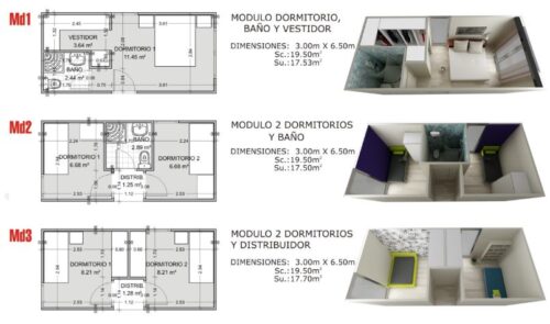 Casa Modular Prefabricada Hormigón S 54088