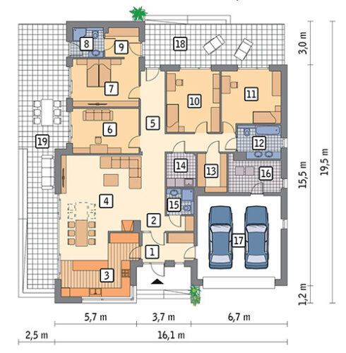 Casa Prefabricada Brisa marina – M223 54278
