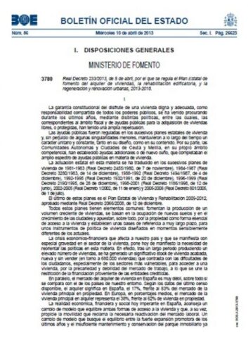 Plan Estatal de Viviendas: Rehabilitación y Renovación Urbana 37312