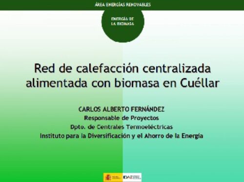 Red de Calefacción Centralizada con Biomasa en Cuellar 38147
