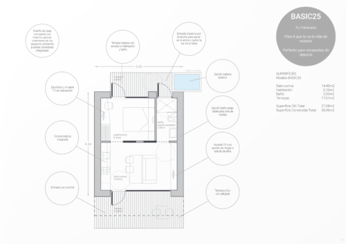 Minicasa Pasiva Basic 25 55557